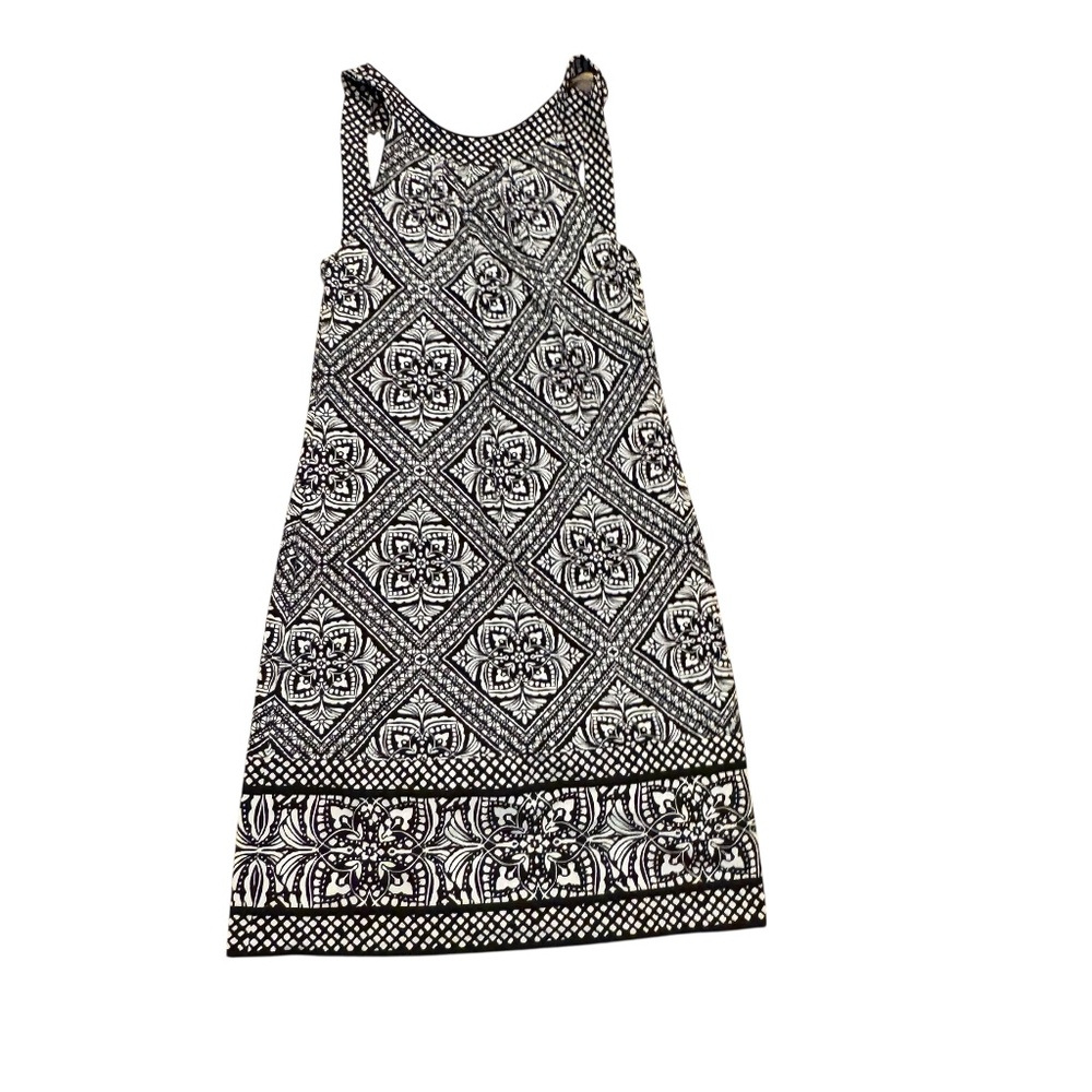 White House black market black white mini dress